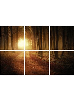 Sasb 6-Piece Wall Painting Without A Frame Multicolour 