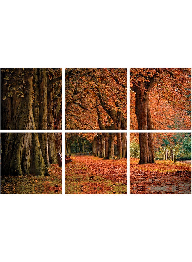 Sasb - 6-Piece Wall Painting Without A Frame Multicolour - Image 1