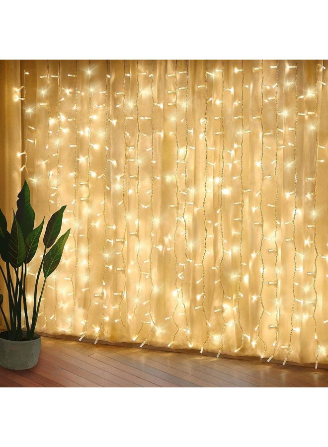 بيوينتي شريط إضاءة مكون من 306 مصباح LED مع 8 وضعيات للتشغيل أصفر 14x17سم - Image 4