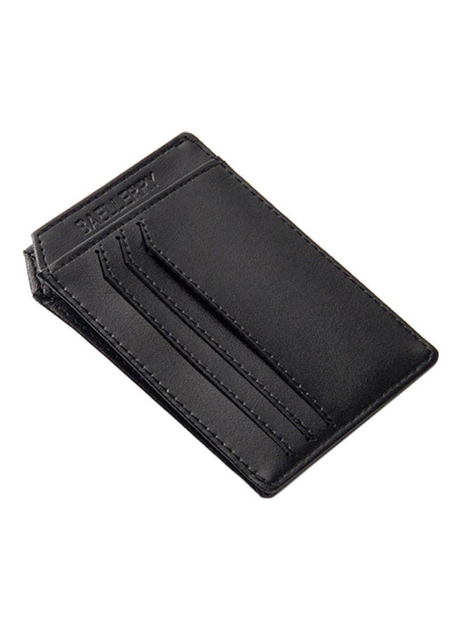 Slim Casual Card Holder Black  - Image 1
