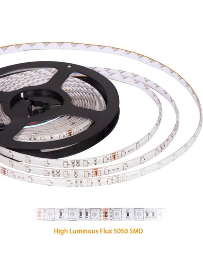 Beauenty - 5M 300 LED Strip Lights With 44Key Remote White/Black 7x19cm - Image 1