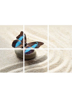 Sasb 6-Piece Butterfly Wall Painting Without A Frame Multicolour 