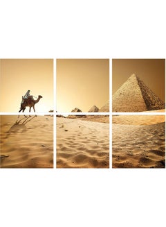 Sasb 6-Piece Wall Painting Without A Frame Multicolour 