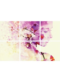 Sasb 6-Piece Wall Painting Without A Frame Multicolour 