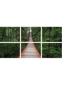 Sasb 6-Piece Wall Painting Without A Frame Multicolour 