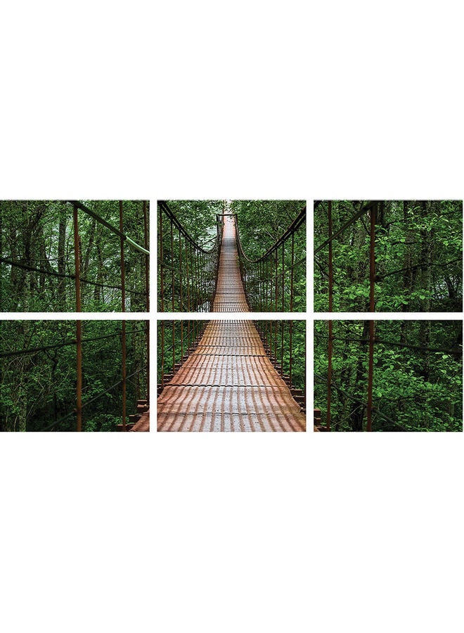 Sasb - 6-Piece Wall Painting Without A Frame Multicolour - Image 1