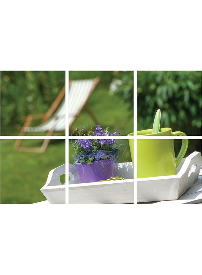 Sasb - 6-Piece Wall Painting Without A Frame Multicolour - Image 1