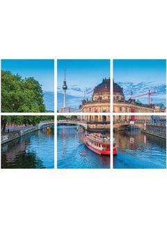 Sasb 6-Piece Wall Painting Without A Frame Multicolour 