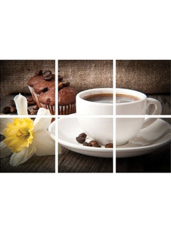 Sasb 6-Piece Coffee Wall Painting Without A Frame Multicolour 