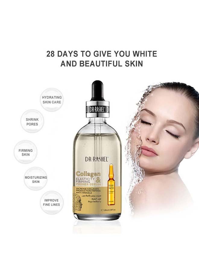 DR. RASHEL - Collagen Elasticity & Firming Primer Serum Gold/Black 100ml - Image 1