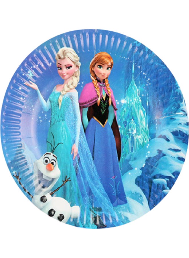Tamona 10-Piece Frozen Plates 7inch