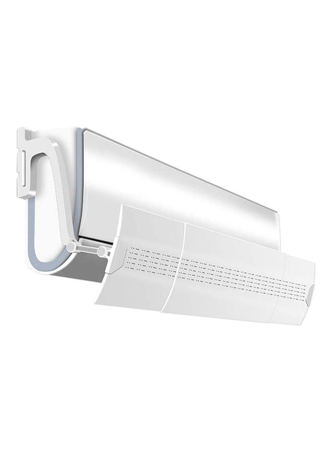 XiuWoo Adjustable Air Conditioner Wind Deflector Anti Direct Blowing Baffle J98 White - Image 4