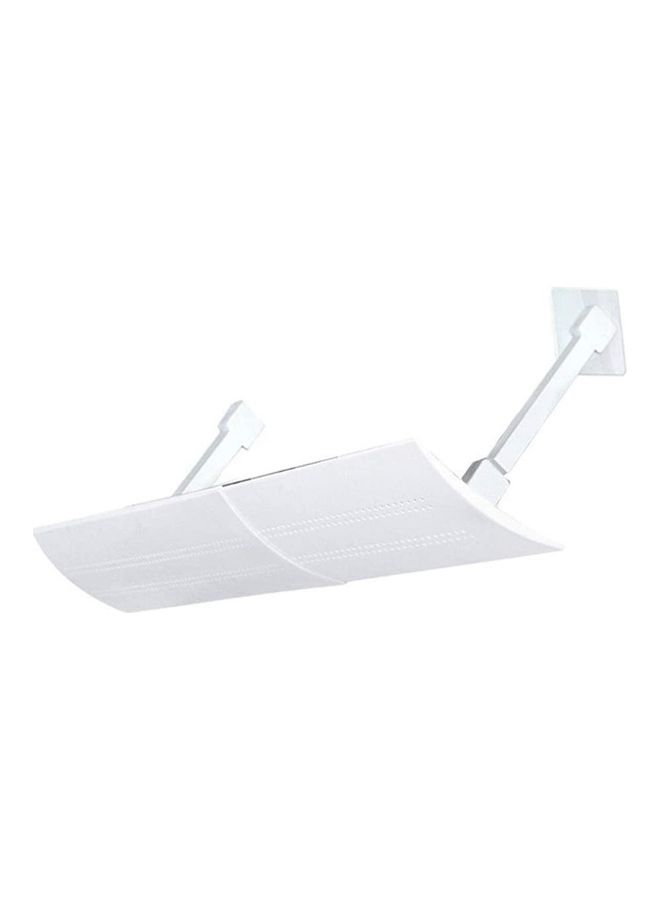 XiuWoo Adjustable Air Conditioner Wind Deflector Anti Direct Blowing Baffle J123 White - Image 1