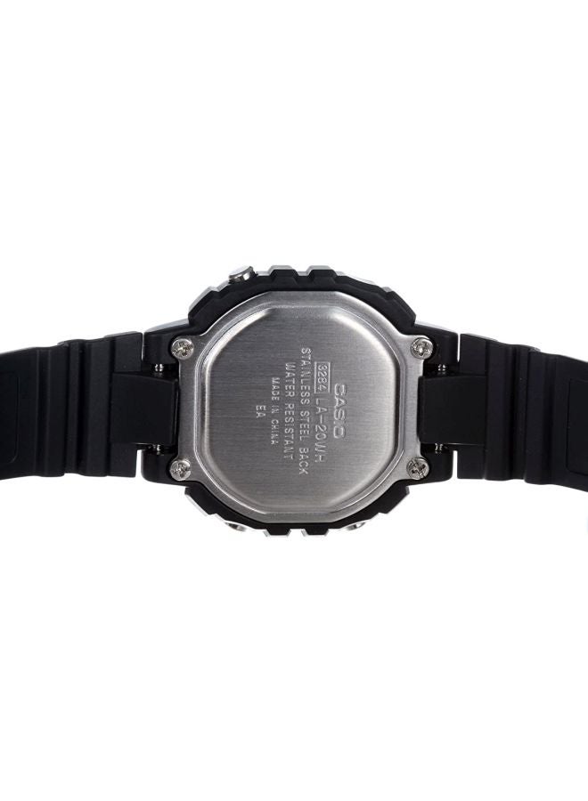 كاسيو ساعة رقمية الوميناتور LA-20WH-1ADF - 35 مم - أسود للنساء - Image 3