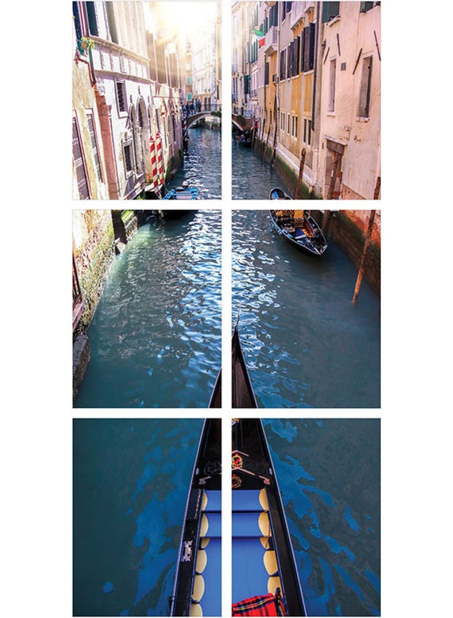 Sasb - 6-Piece Wall Painting Without A Frame Multicolour - Image 1