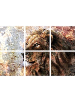 Sasb 6-Piece Wall Painting Without A Frame Multicolour 