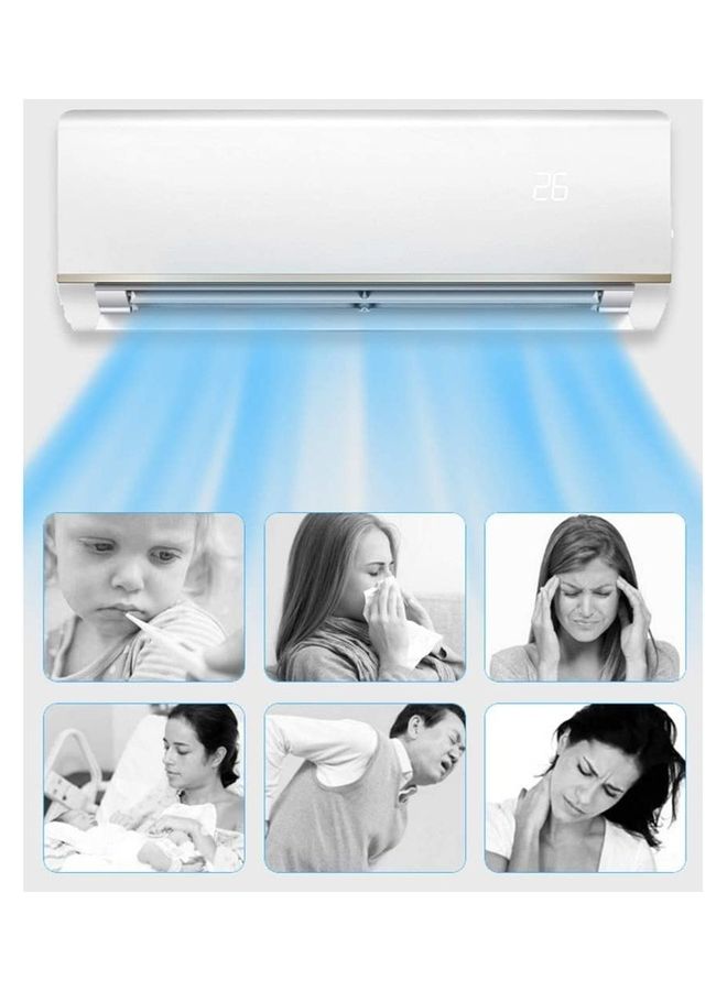 XiuWoo Adjustable Air Conditioner Cover Anti Direct Wind Deflector J147 Multicolour  - Image 3