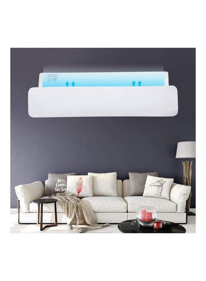 XiuWoo Air Conditioner Wind Deflector Anti Direct Blowing Baffle J1 White  - Image 4