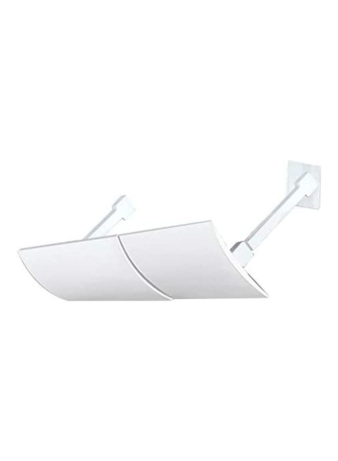XiuWoo Adjustable Air Conditioner Wind Deflector Anti Direct Blowing Baffle J100 White - Image 1