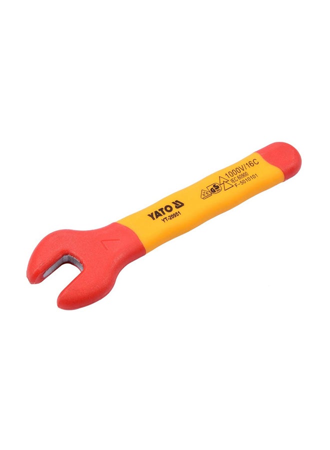 Yato Insulated Open End Wrench 7mm VDE-1000V YT-20951 Yellow/Red  - Image 2