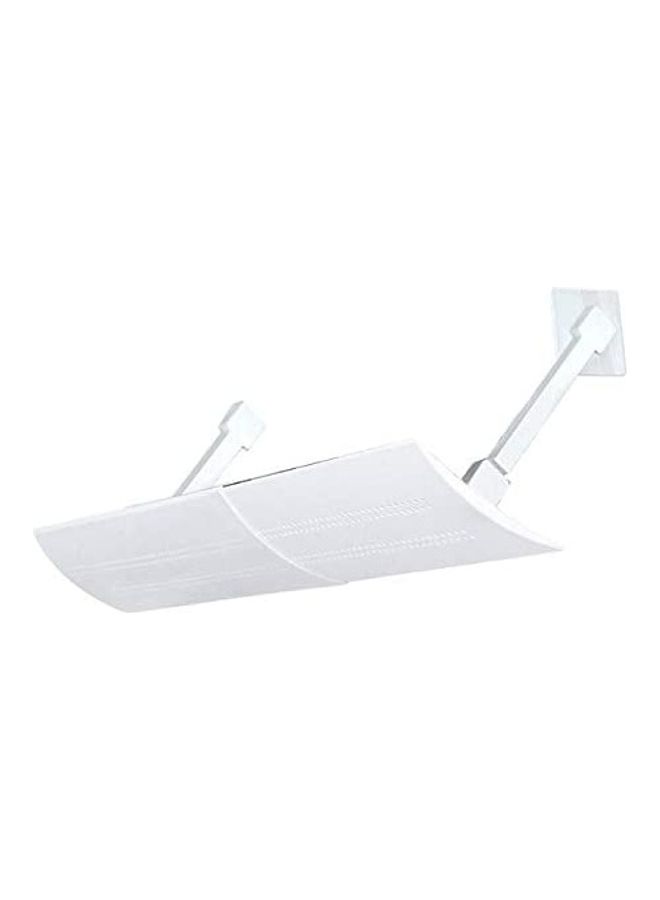 XiuWoo Adjustable Air Conditioner Wind Deflector Anti Direct Blowing Baffle J29 White - Image 1