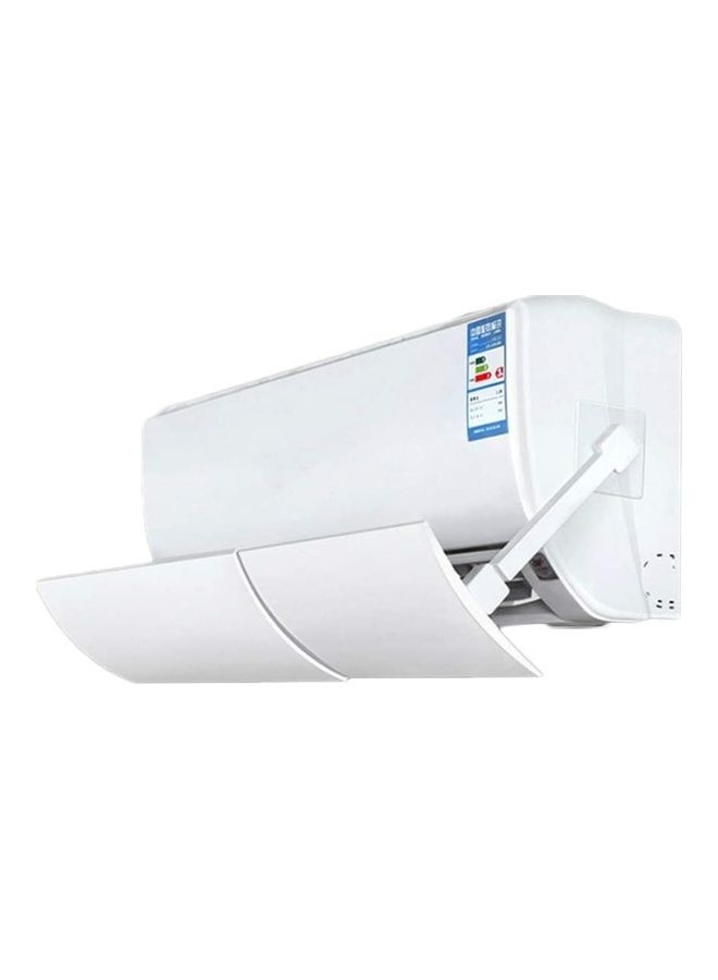 XiuWoo Adjustable Air Conditioner Wind Deflector Anti Direct Blowing Baffle J29 White - Image 3