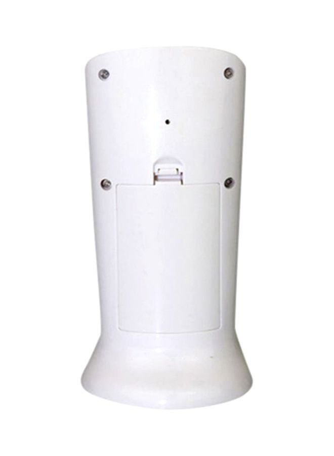 Voberry LED Digital Alarm Clock White/Silver 12.5x6.5x5cm - Image 2