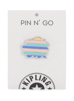 kipling Stripy Cloud Bag Pin Multicolour  - Image 2