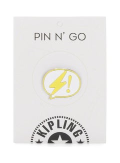 kipling Talking Bold Li Push Pin Yellow/White  - Image 1