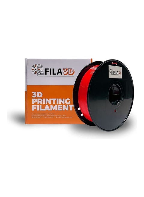 Rubber 3D Printer Filament 1.75 mm Red