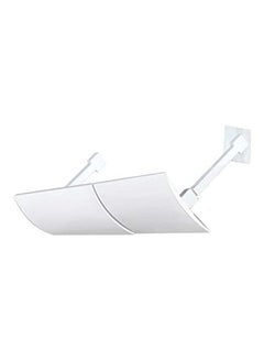 Adjustable Air Conditioner Wind Deflector Anti Direct Blowing Baffle J30 White