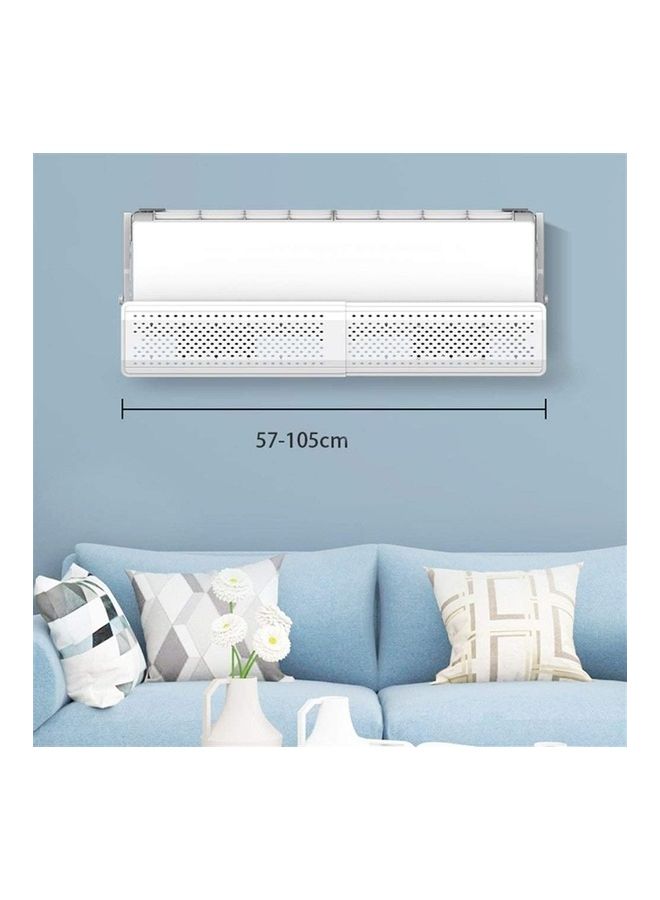 XiuWoo - Air Conditioner Wind Deflector Anti Direct Blowing Baffle J3 White - Image 1