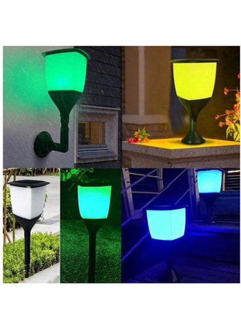 Colorful Solar Landscape Lamp Multicolour 130 x 130 x 240centimeter