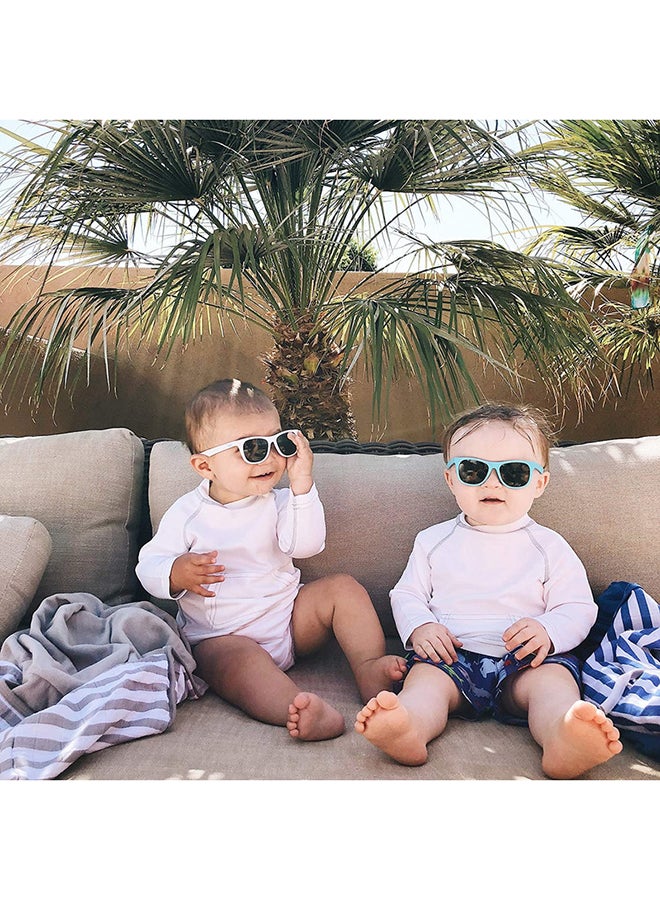 green sprouts UV Protection Baby Sunglasses - Aqua - Image 3