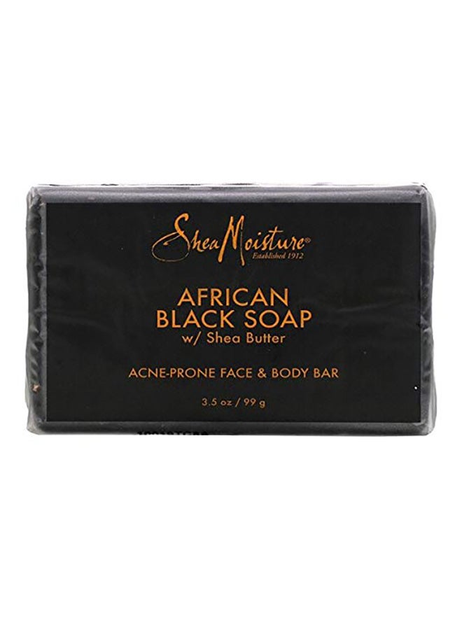 شيامويستر مجموعة من 6 قطع صابون بزبدة الشيا للجسم والبشرة المعرضة لحب الشباب أسود - Image 2