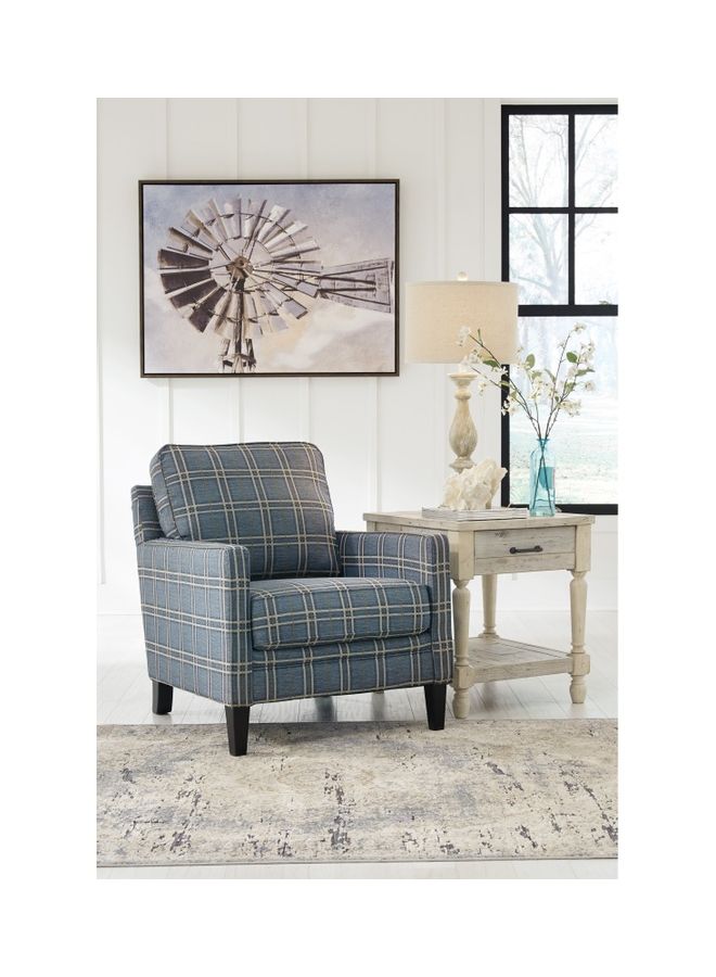 Ashley Traemore Chair Blue/Beige  - Image 2