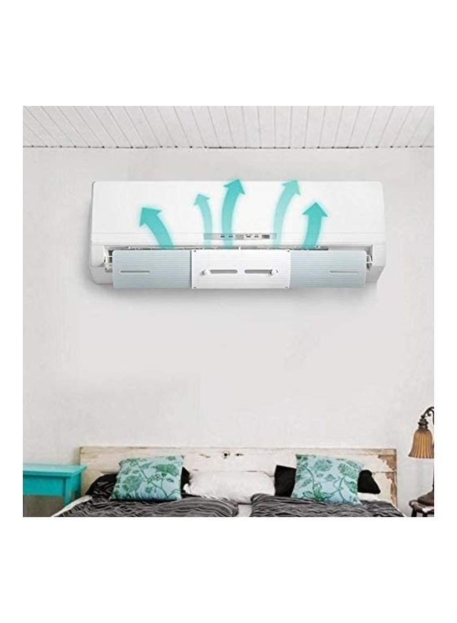 XiuWoo Anti Direct Blowing Adjustable Air Conditioner Deflector J183 White  - Image 5