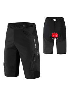 Men 2-in-1 Cycling Shorts With 3D Padding