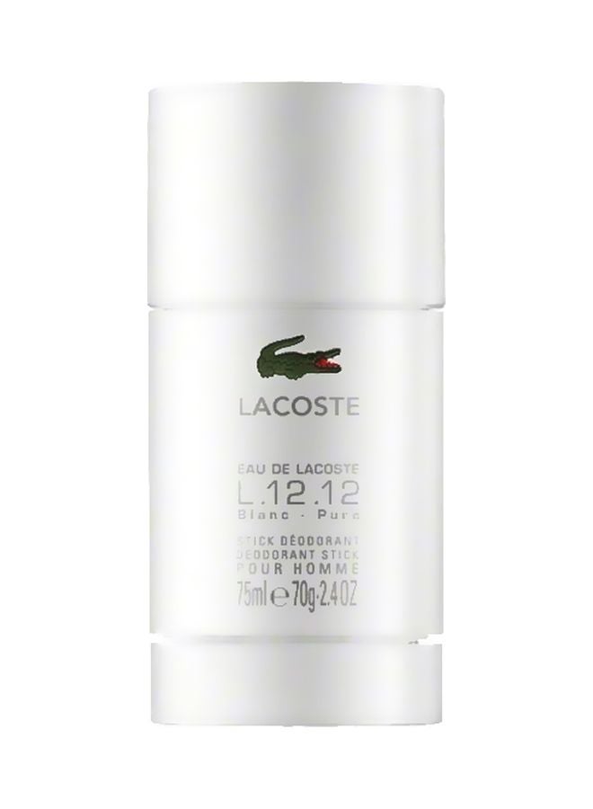 لاكوست LACOSTE مزيل العرق ال 12 ال 12 بلانك وايت (M) 75 مل أبيض 75ملليلتر - Image 1