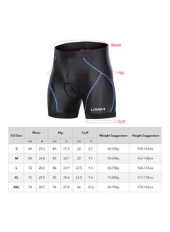 Men 3D Padded Leg Grips Bicycle Shorts M - v1622458172/N47871540A_3