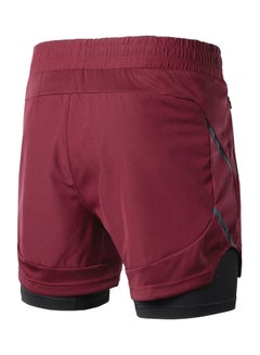 Men 2 in 1 Quick Drying Breathable Jogging Shorts XXL - v1622458175/N47871559A_2