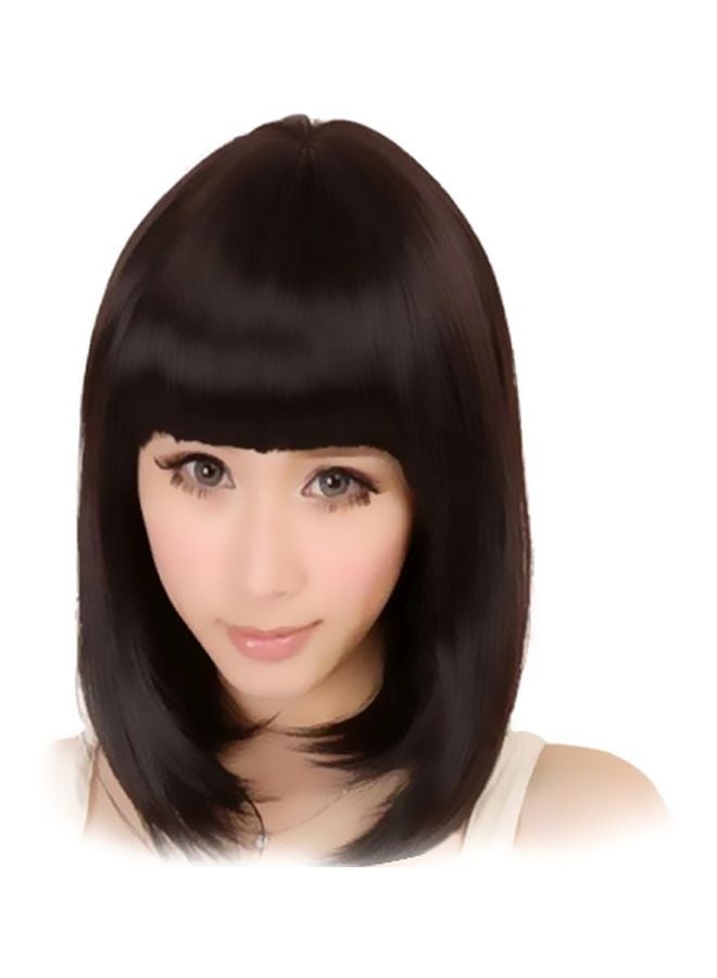 Bobo Hair Cosplay Short Straight Wig Black 20inch