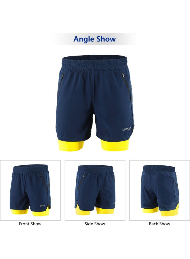LIXADA Men 2 in 1 Quick Drying Breathable Jogging Shorts S  - Image 2