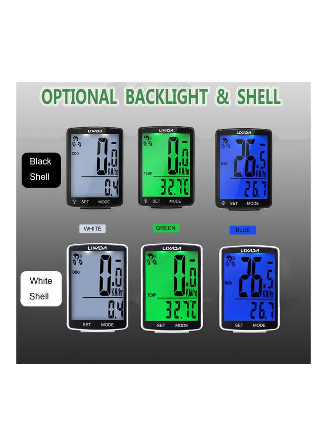 LIXADA - Wireless Multi Functional LCD Screen Speedometer - Image 1