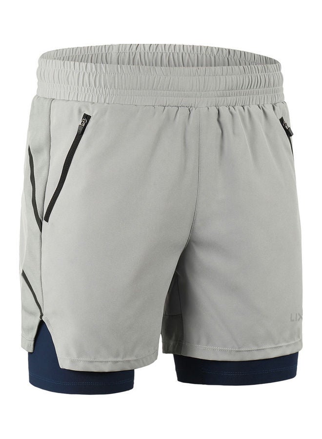 LIXADA - Men 2 in 1 Quick Drying Breathable Jogging Shorts XXL - Image 1