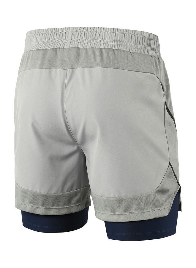 LIXADA - Men 2 in 1 Quick Drying Breathable Jogging Shorts XXL - Image 1
