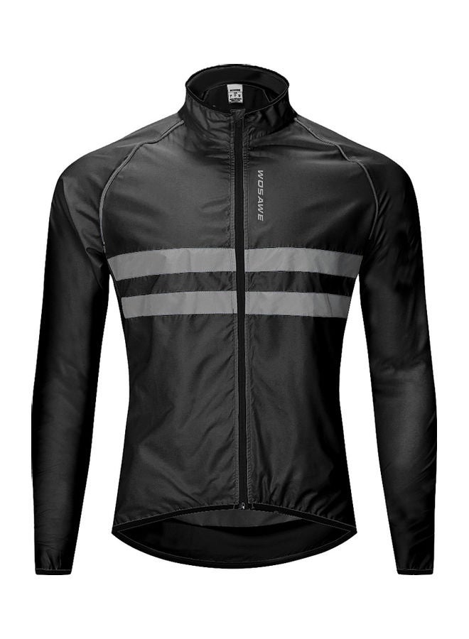 WOSAWE Reflective Long Sleeve Bicycle Jersey - Image 1