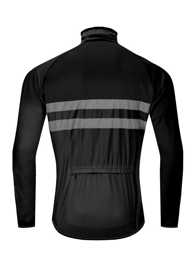 WOSAWE Reflective Long Sleeve Bicycle Jersey - Image 2