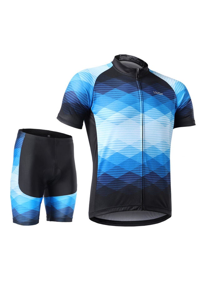 LIXADA Breathable Short Sleeve Shirt and Padded Cycling Suit L  - Image 3