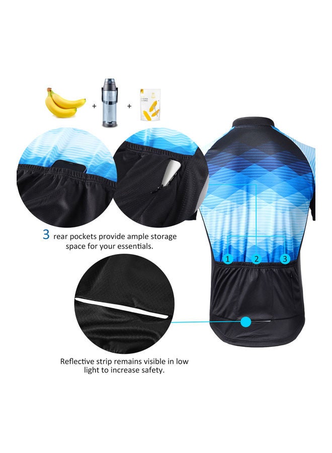 LIXADA Breathable Short Sleeve Shirt and Padded Cycling Suit L  - Image 5